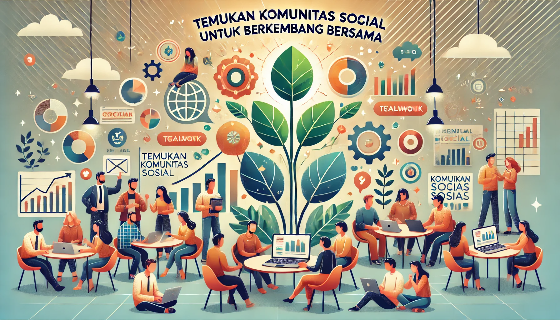 Temukan Komunitas Sosial untuk Berkembang Bersama